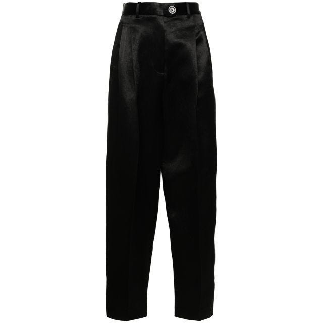 High-waist tapered trousers - 1