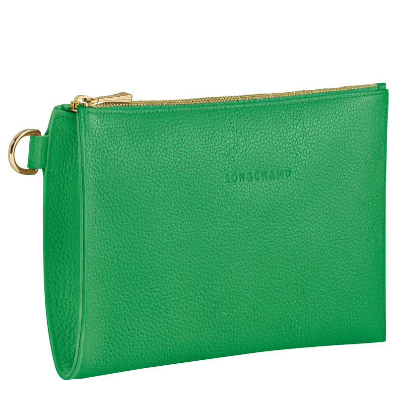 Longchamp Le Foulonné Pouch Lawn - Leather outlook