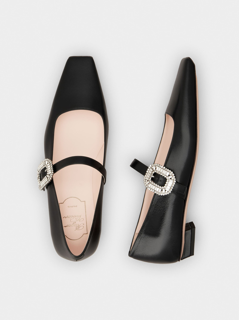 Belle Vivier Mary Janes in leather 4