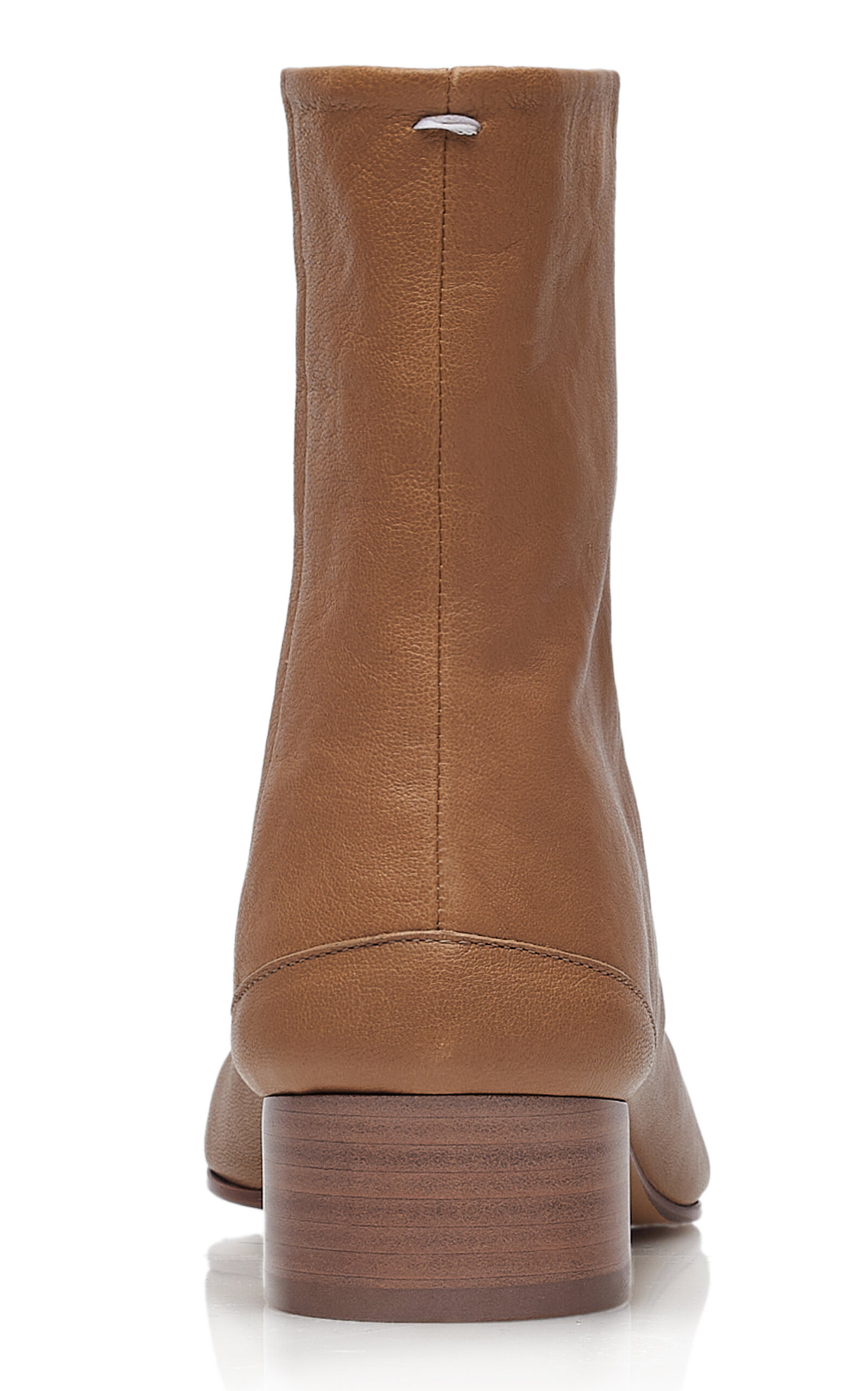 Tabi Leather Ankle Boots tan - 4