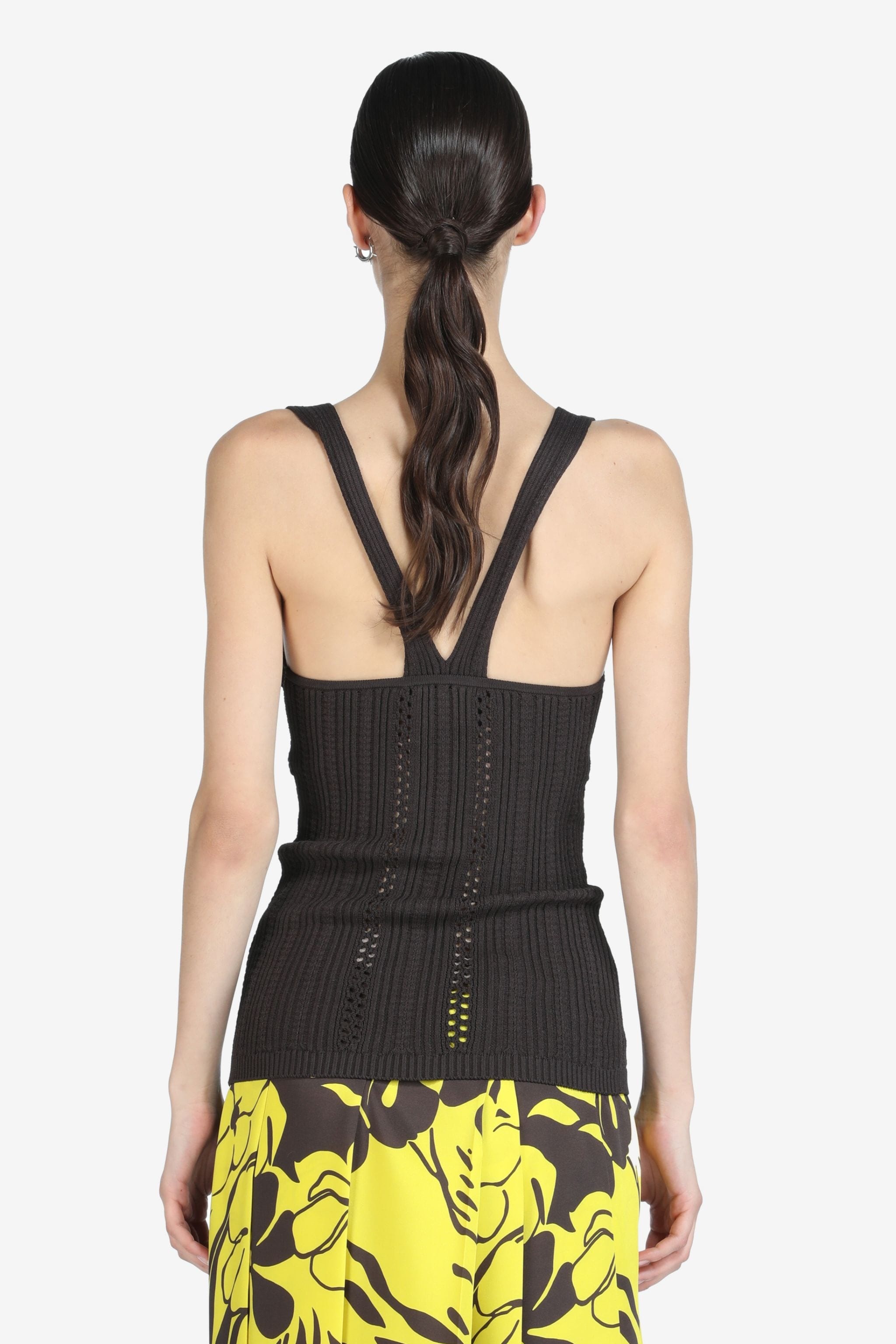 RIBBED-KNIT TOP - 2