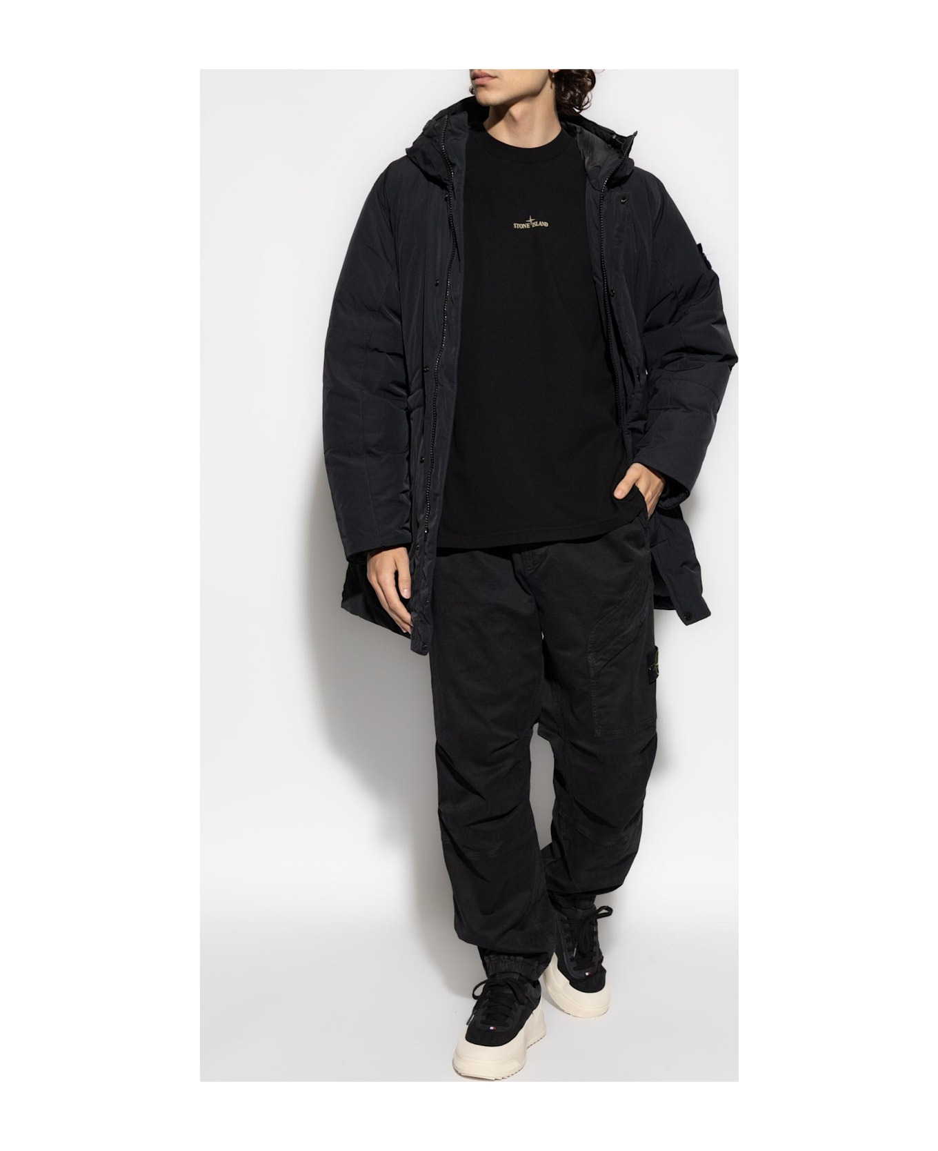 Stone Island Down Jacket 'micro Twill' - 2
