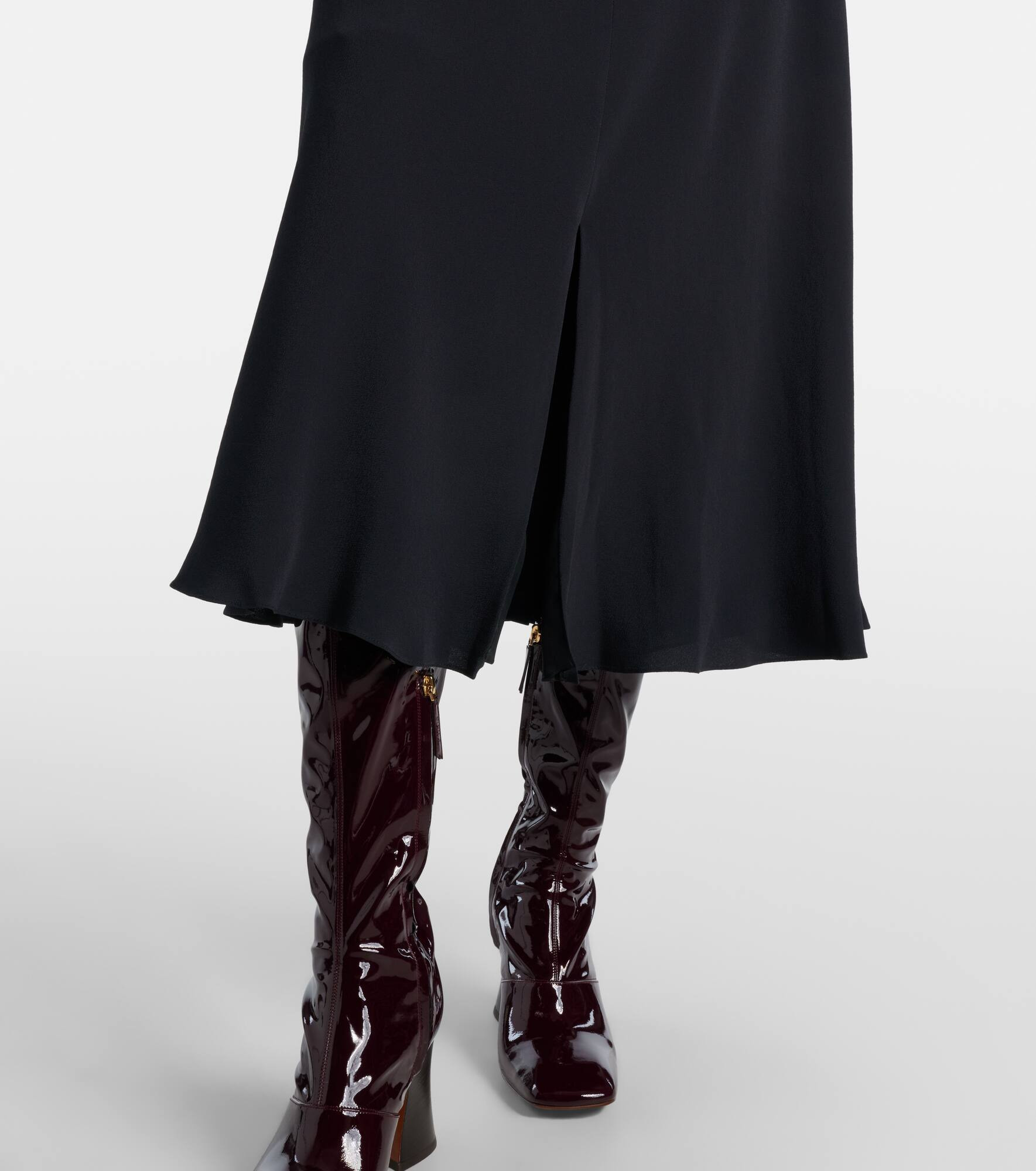 Gathered midi dress - 5