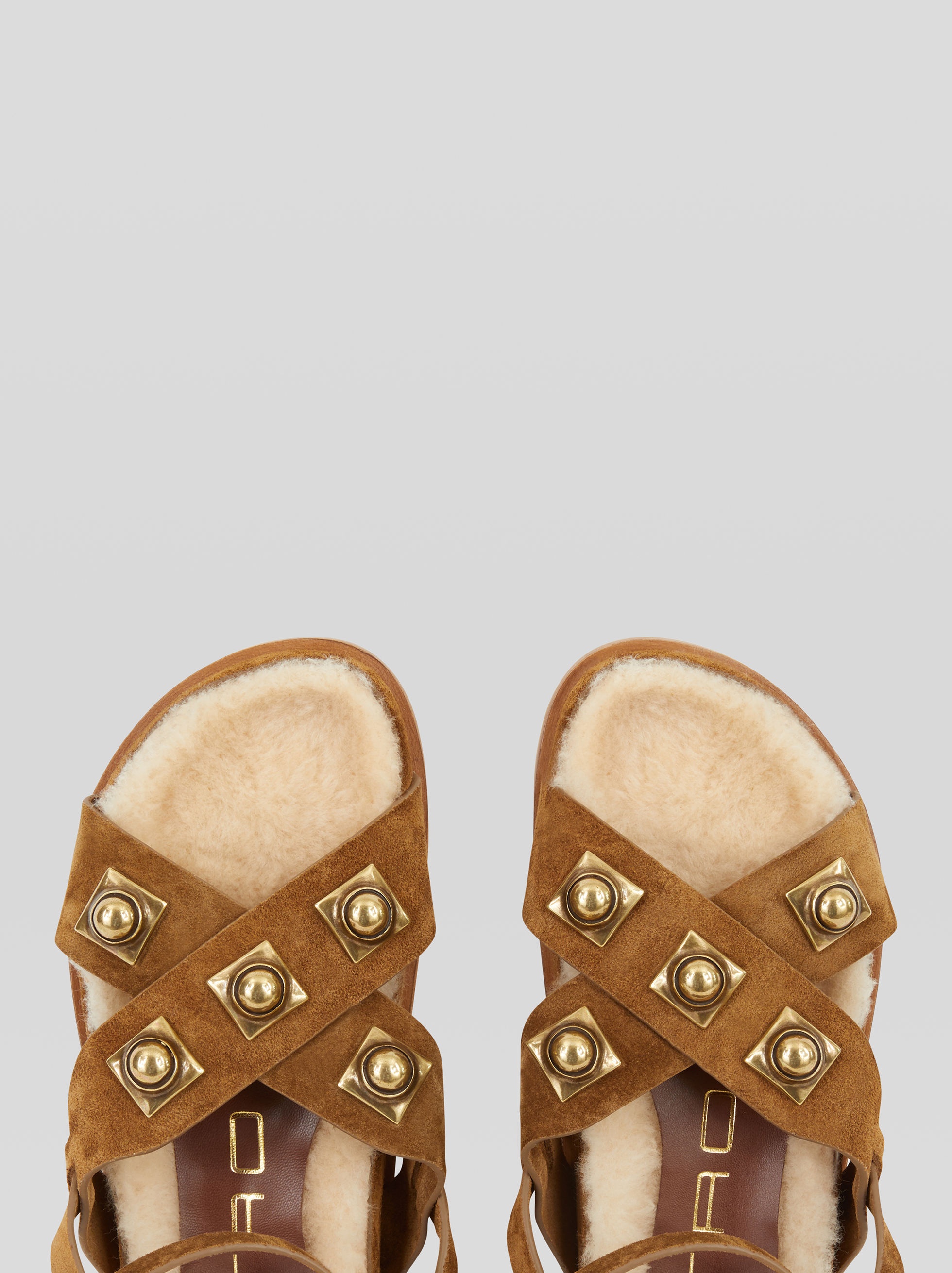 CROWN ME SANDALS WITH STUDS - 2