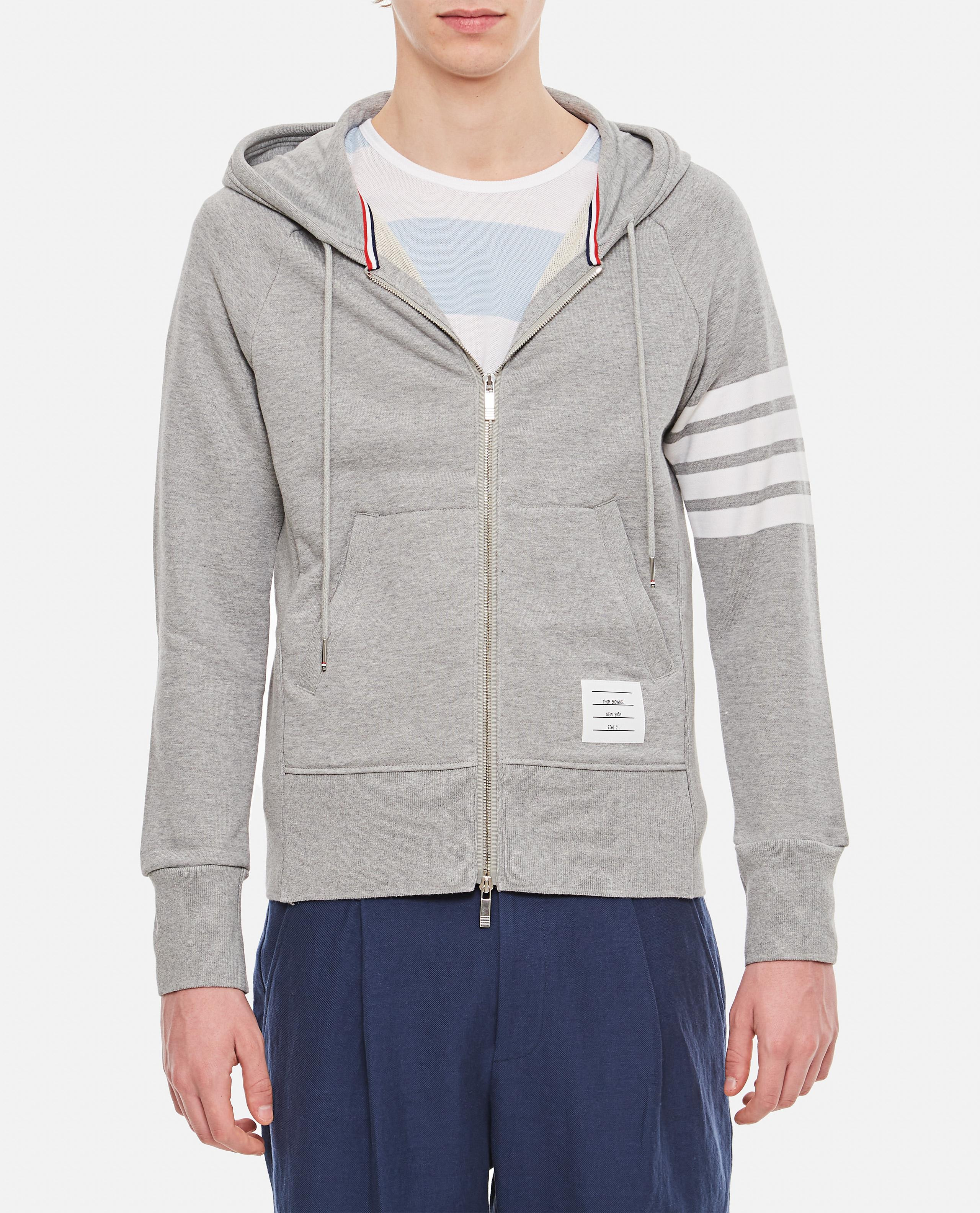CLASSIC FULL ZIP HOODIE IN CLASSIC LOOPBACK W/ ENGINEERED 4 BAR - 1