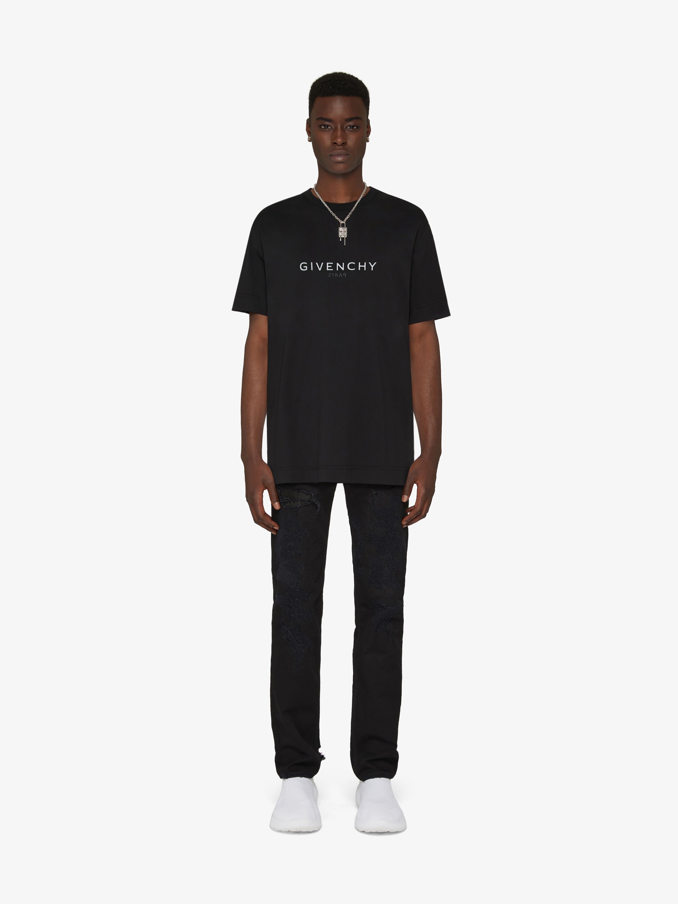 GIVENCHY REVERSE OVERSIZED T-SHIRT IN COTTON - 2