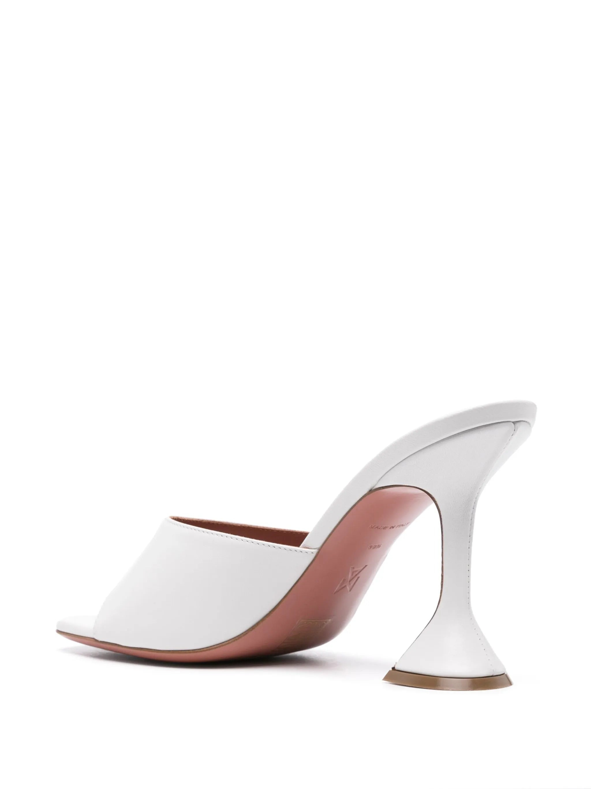 Lupita 95mm leather mules - 3