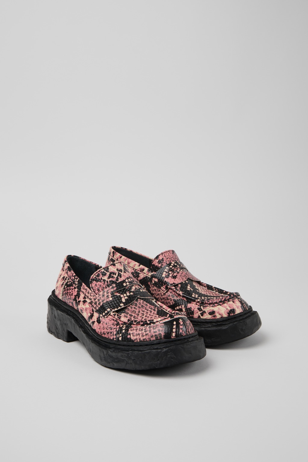 Multicolor Leather Loafers - 2