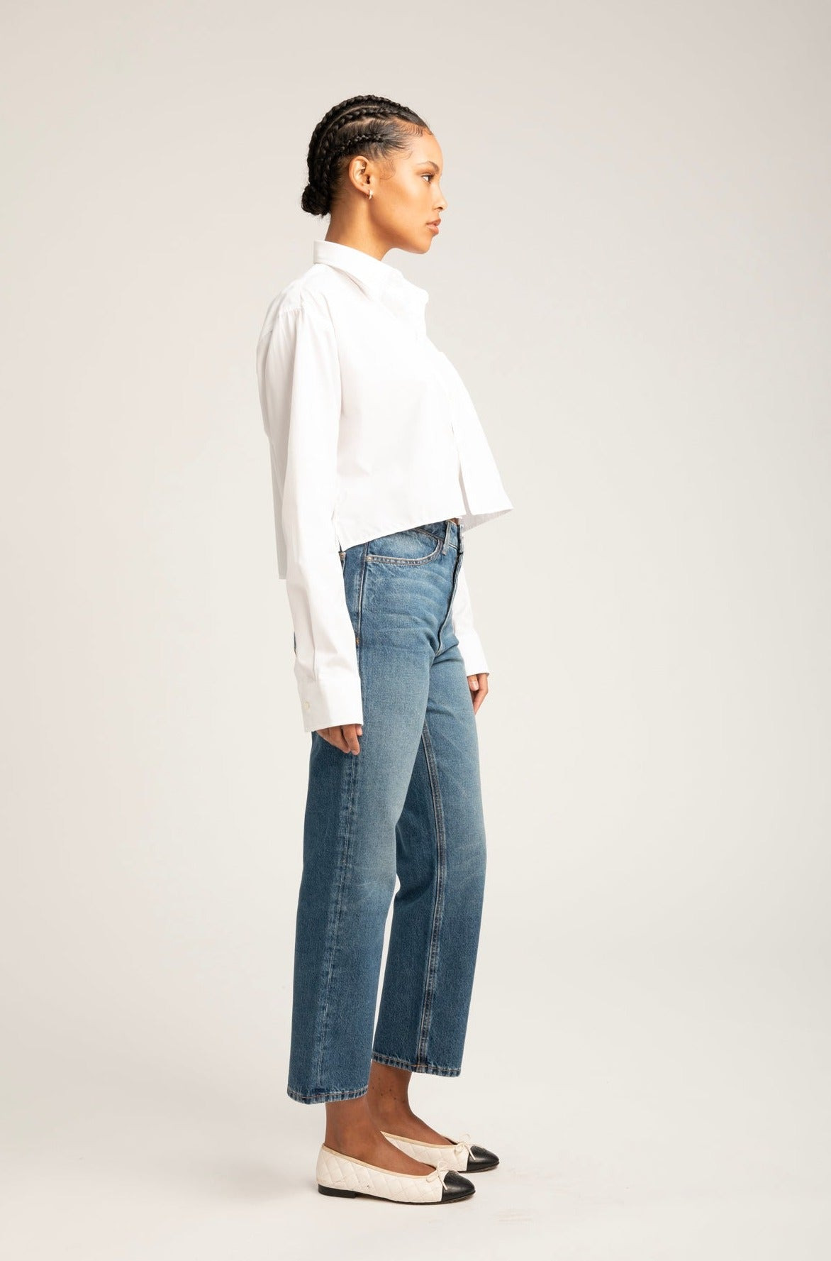GAINSBOURG CROPPED STRAIGHT LEG DENIM - 4
