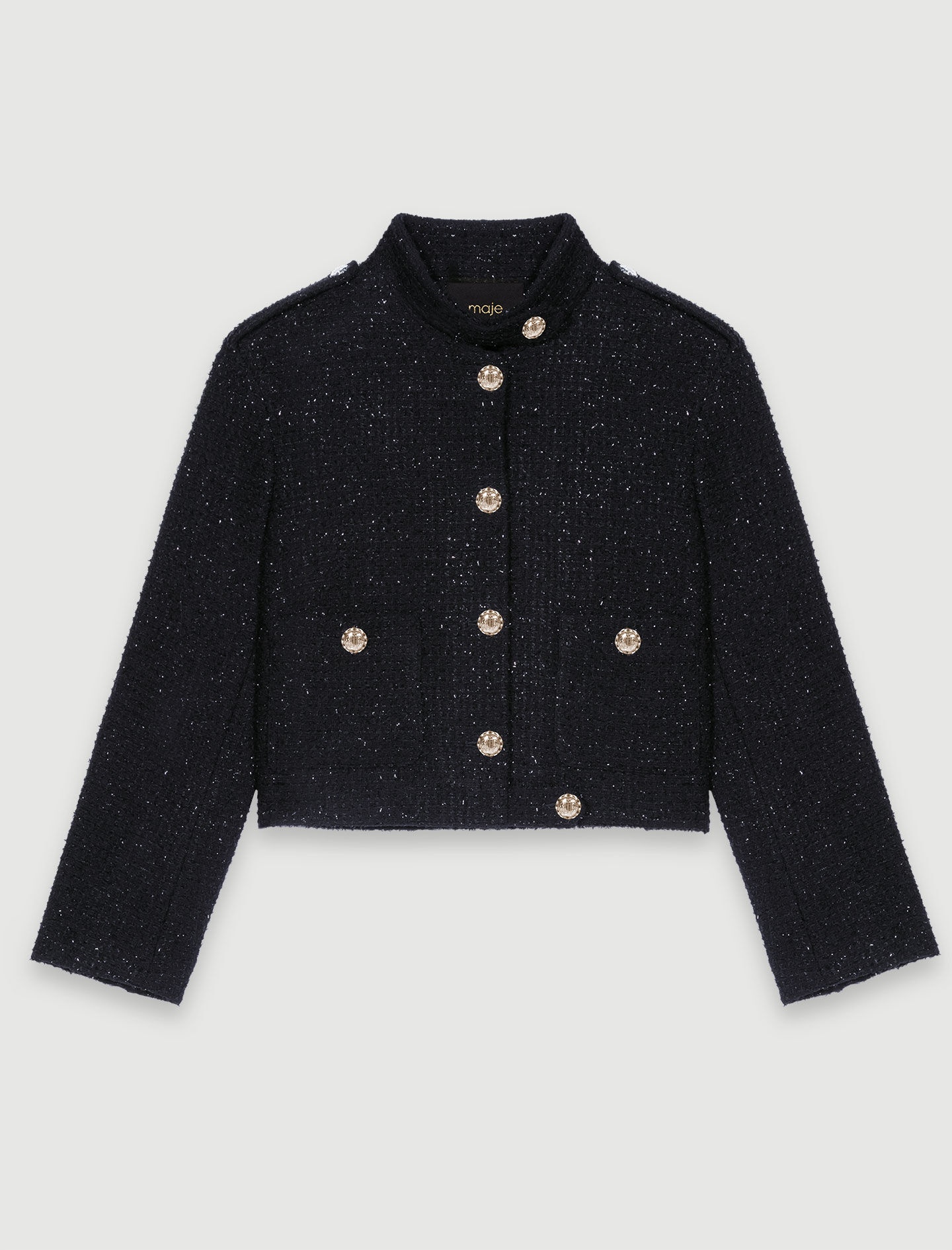 Short tweed jacket - 1