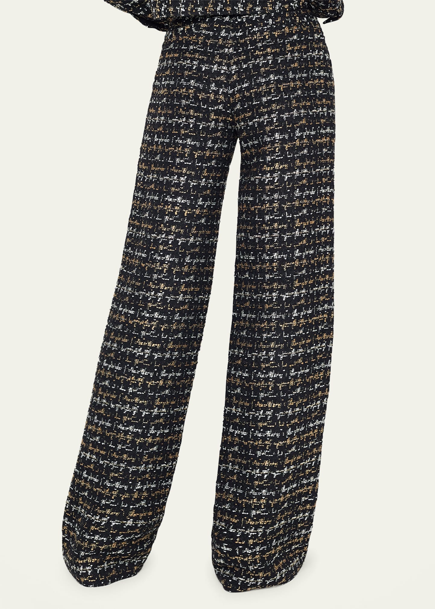 Livvy Tweed Straight-Leg Trousers - 3