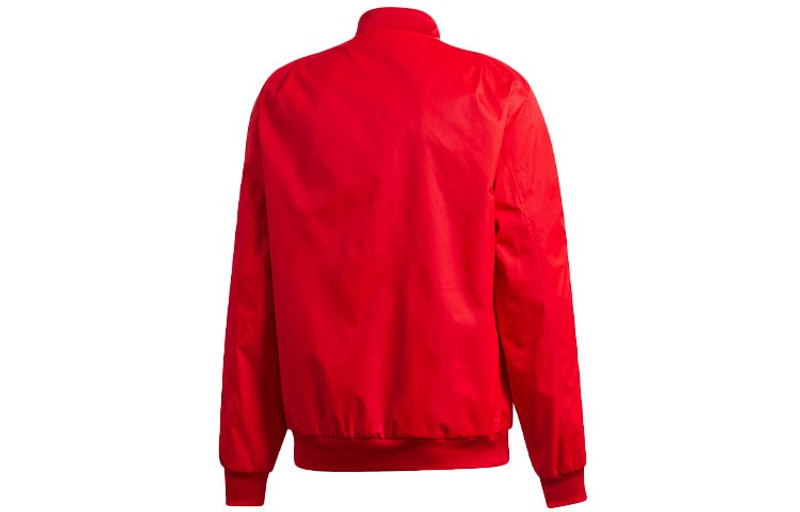 adidas adidas 19-20 Season Bayern Munich Black Soccer/Football logo Sports Loose Training Long Sleeves Jack outlook