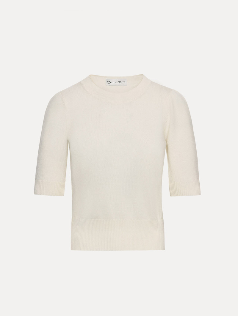 SHORT SLEEVE WOOL PULLOVER 1