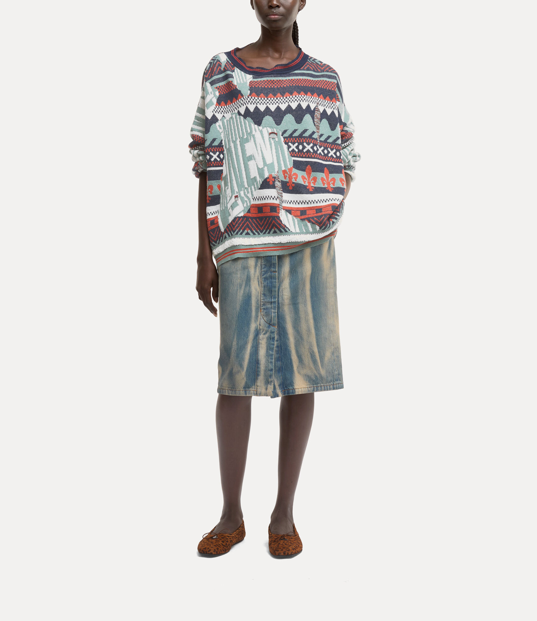 BROKEN FAIR ISLE JUMPER - 2
