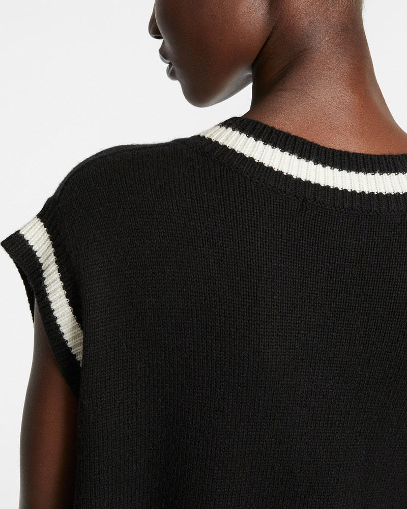 CROSS DOLLAR KNIT DRESS BLACK 3