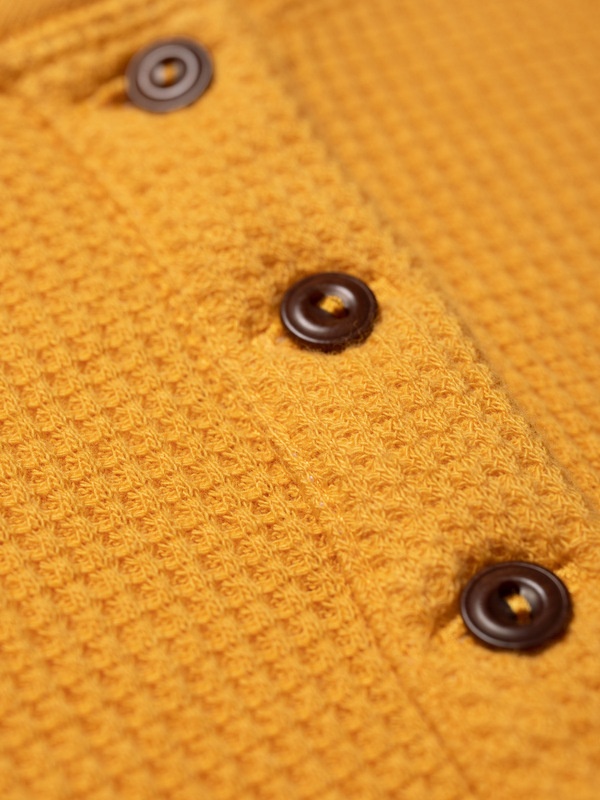 Mira Henley Waffle Sunflower - 4