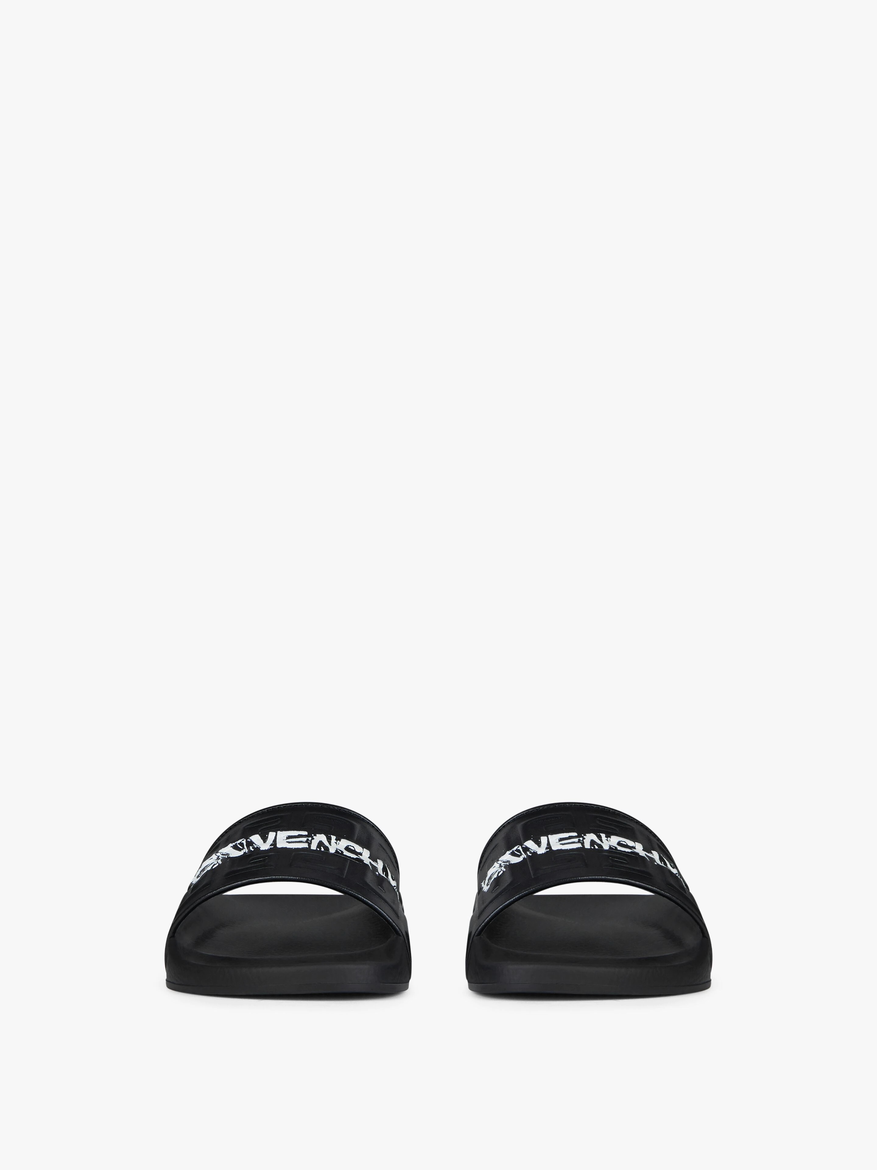 GIVENCHY FLAT SANDALS IN 4G LEATHER - 2