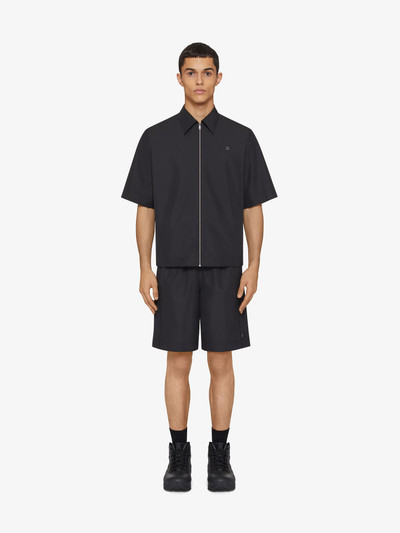 Givenchy ZIPPED SHIRT WITH 4G DETAIL outlook