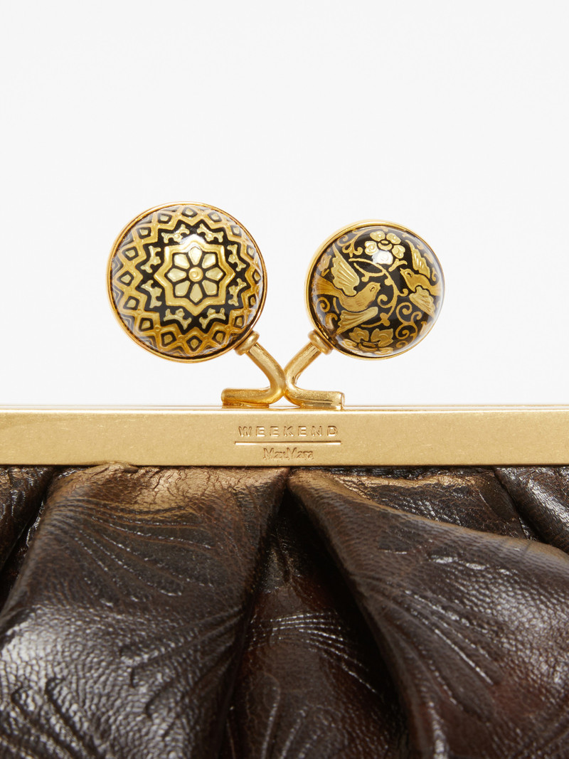 SPANISHHERITAGE Small smooth leather Pasticcino Bag 5