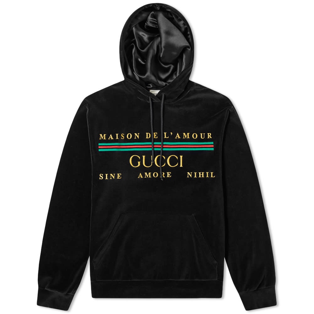 Gucci Chenille Embroidered Popover Hoody - 1