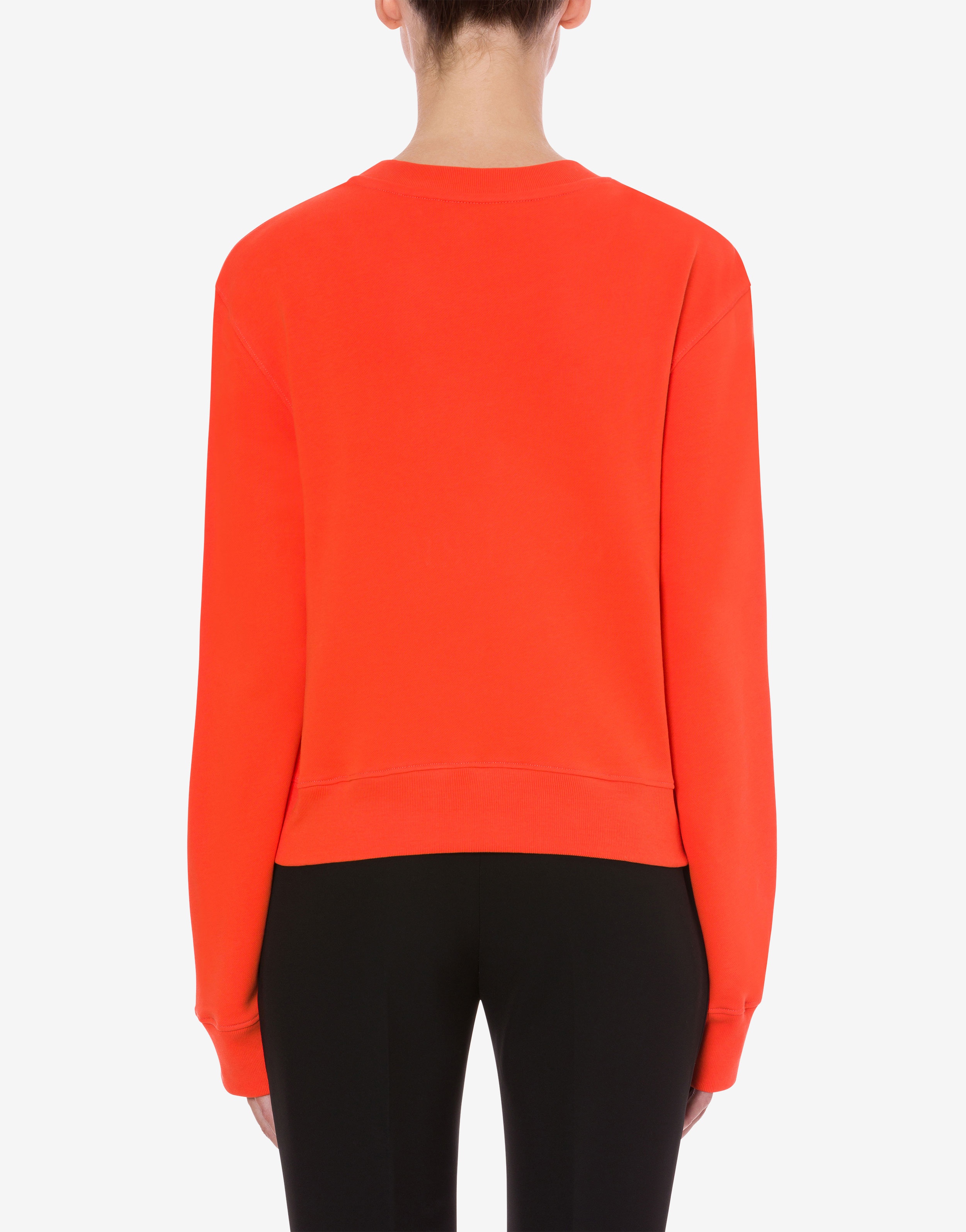 MOSCHINO COUTURE ORGANIC COTTON SWEATSHIRT - 3