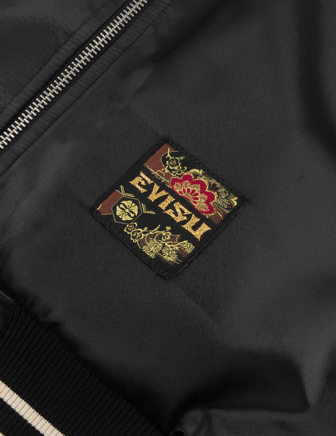 Crane Embroidery Regular Fit Souvenior Jacket - 7