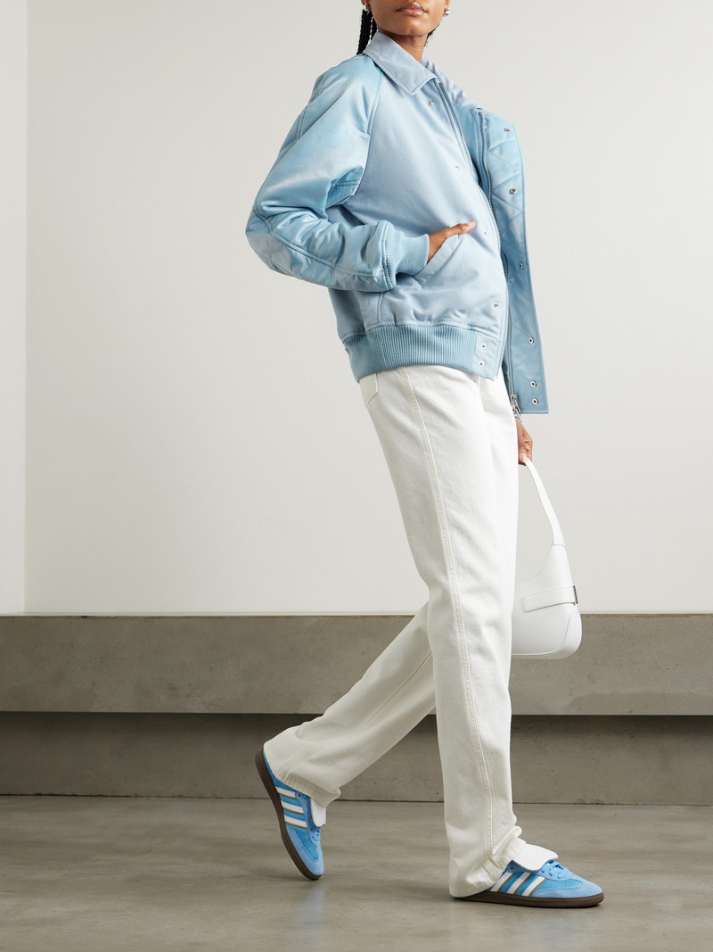 Y-3 + Y-3 sateen 고 flannel bomber 재킷 outlook