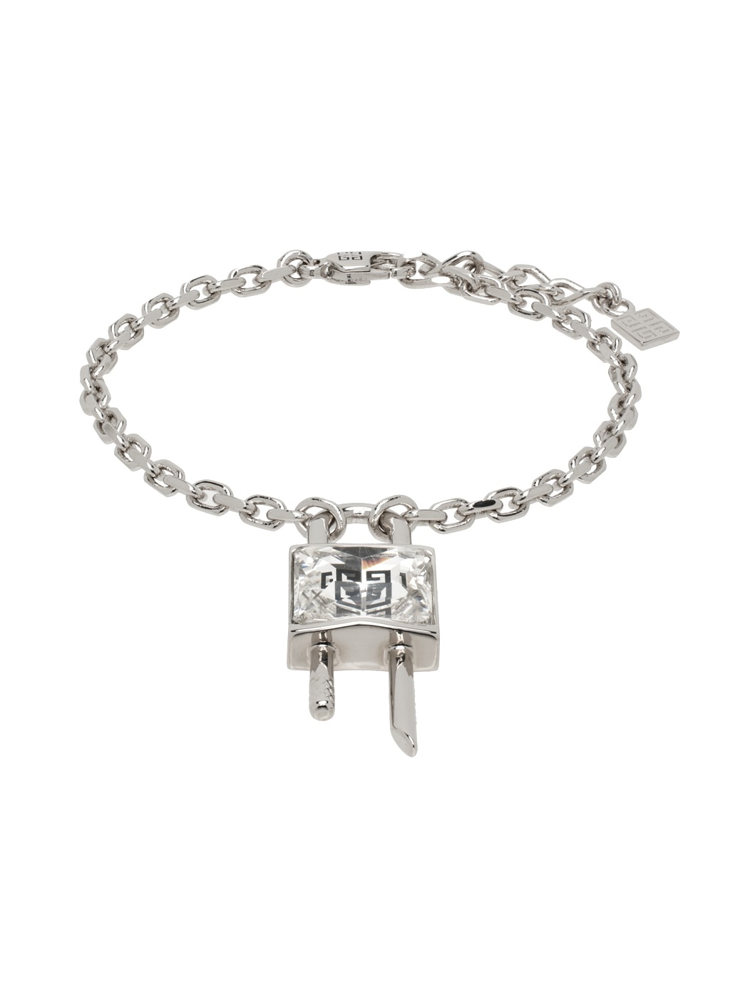 Silver Mini Lock Bracelet - 1