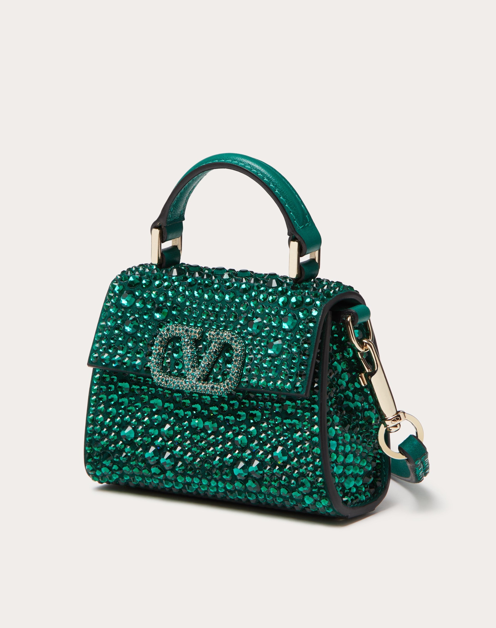 VSLING MICRO HANDBAG WITH SPARKLING EMBROIDERY - 4