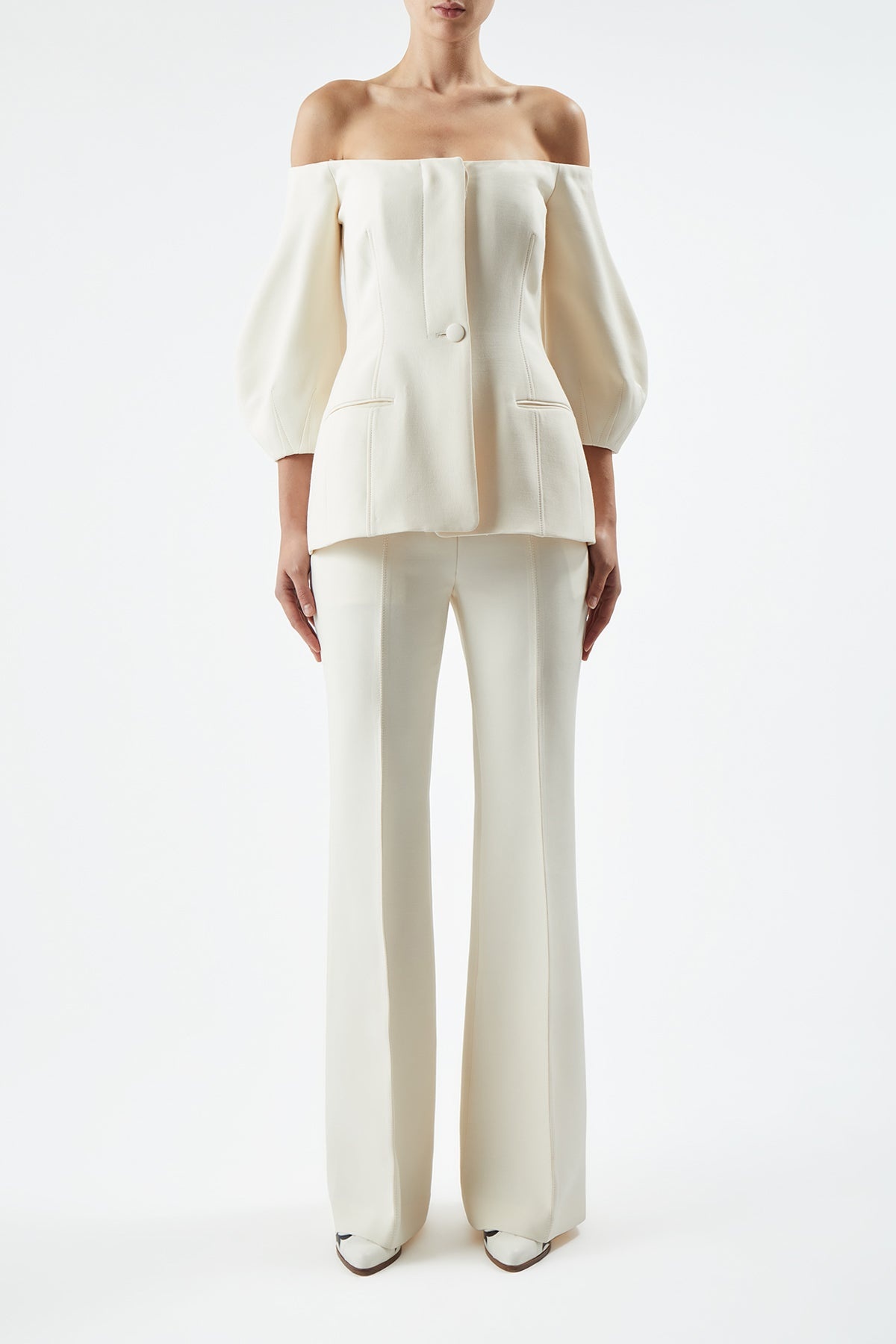 Ennio Pant in Silk Wool - 2