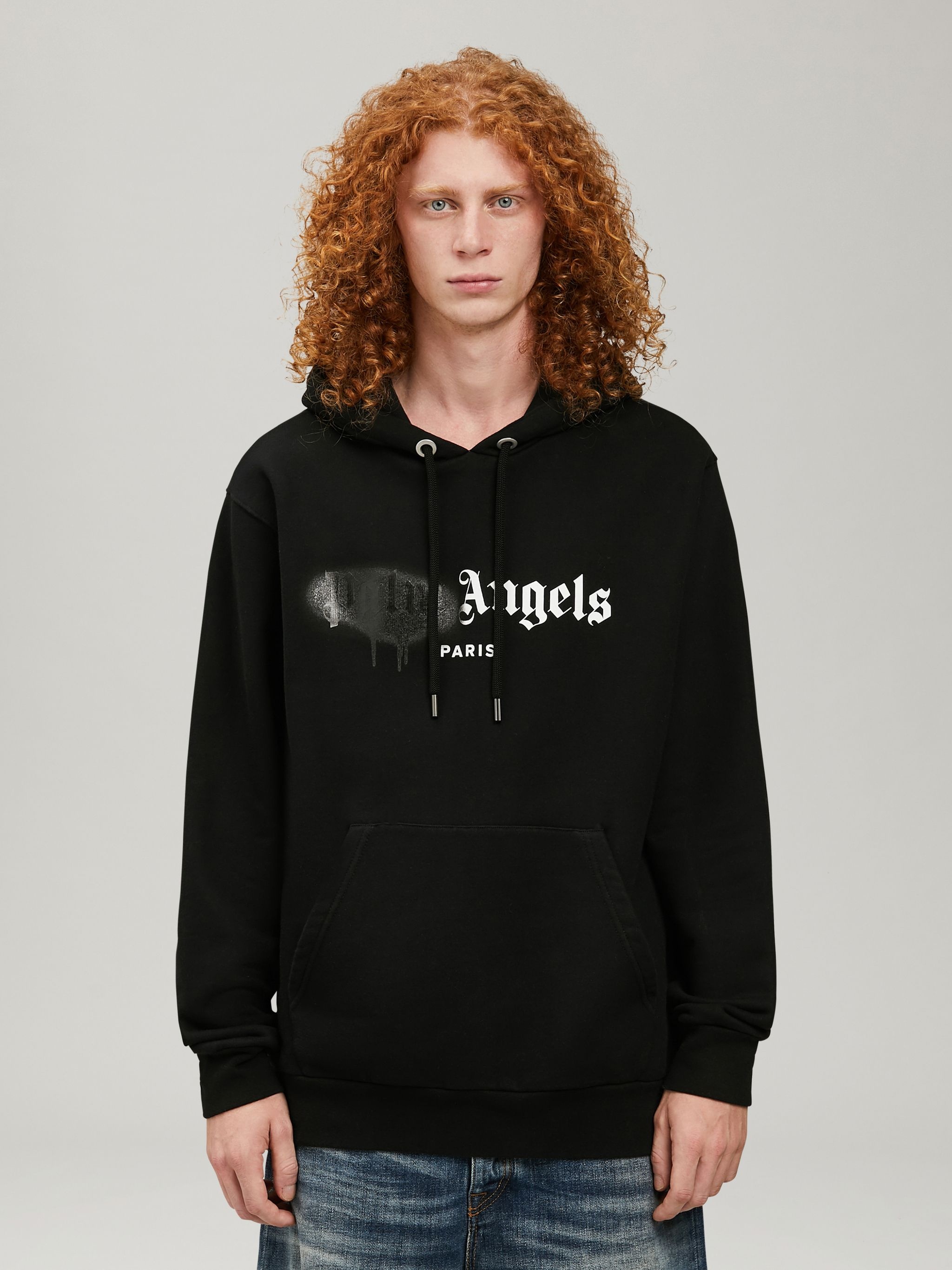 PARIS SPRAYED LOGO HOODIE - 3