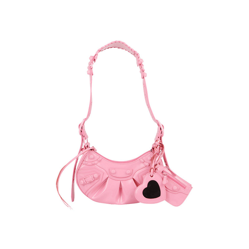 Balenciaga XS Le Cagole Faux Leather Shoulder Bag 'Sweet Pink' - 1