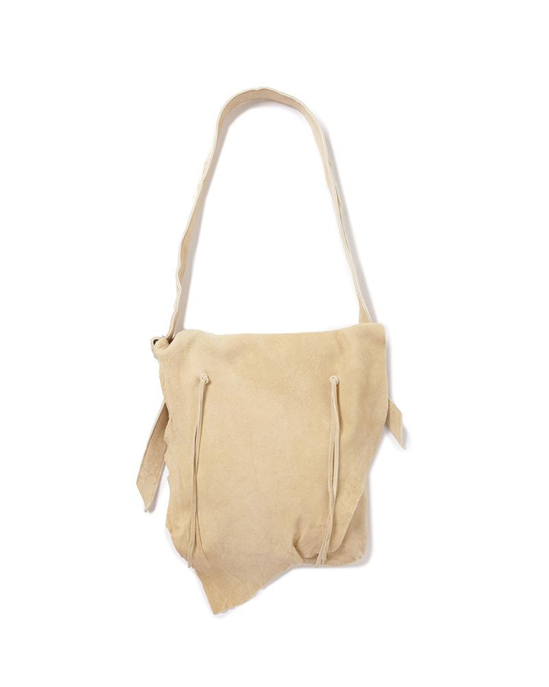 DEERSKIN SHOULDER BAG BEIGE 1