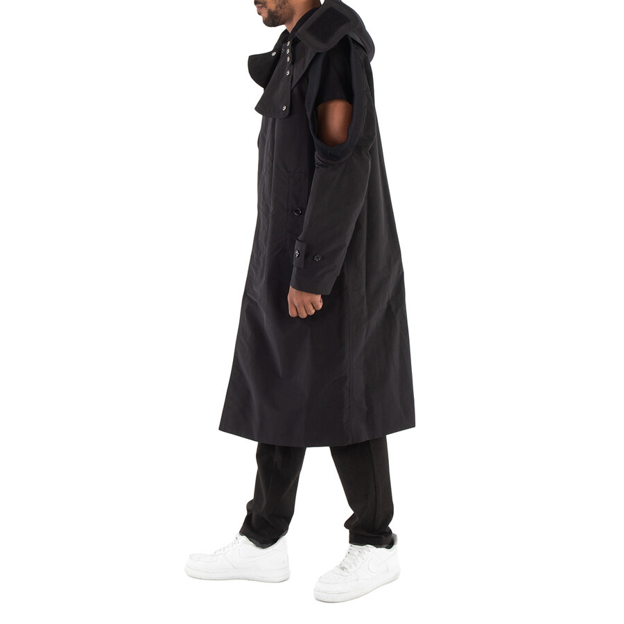 Burberry Nylon Deconstructed Single Breasted Coat - 5