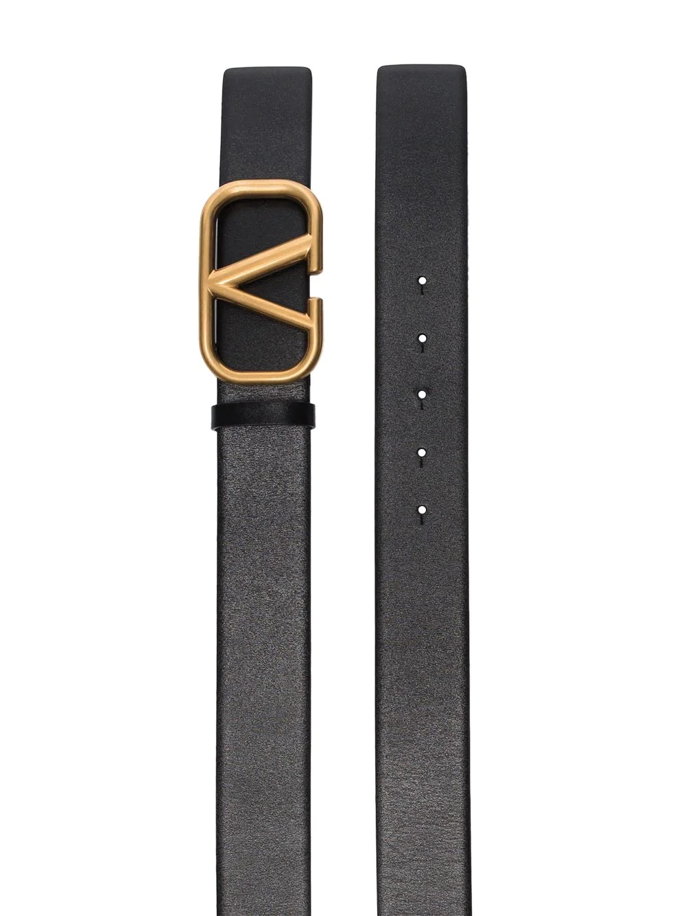 VLOGO leather belt - 3