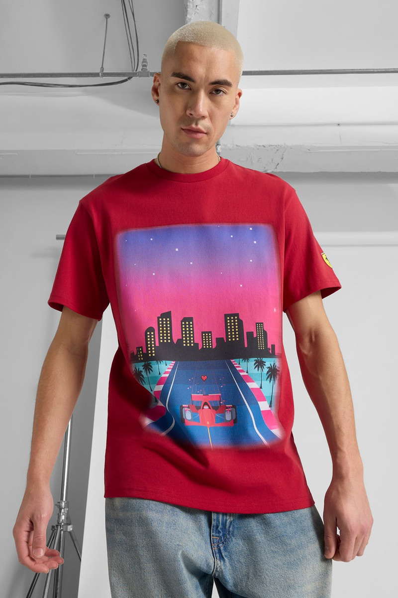 PUMA Scuderia Ferrari Miami Limited Edition Graphic Tee Men outlook