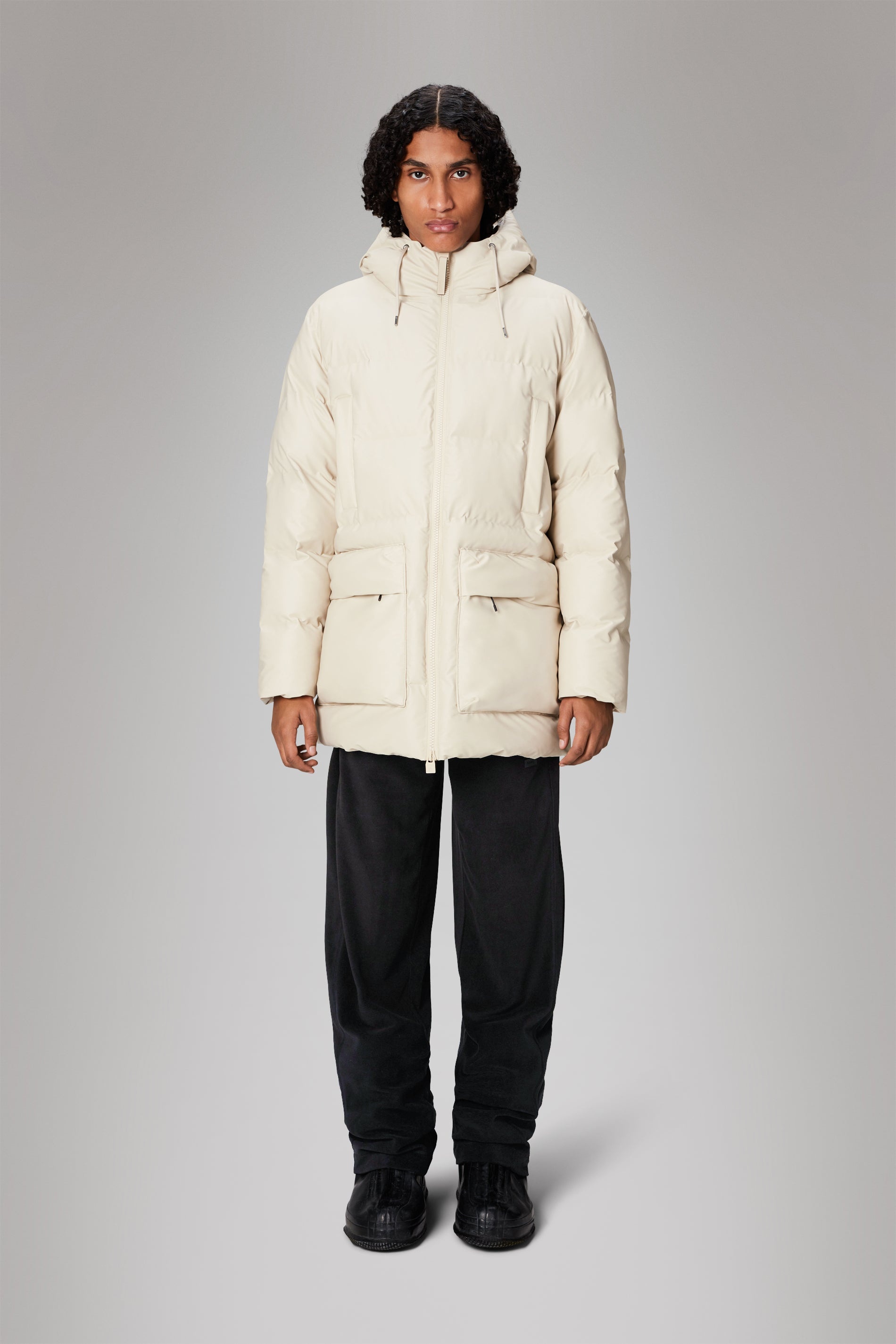 Alta Long Puffer Cargo Jacket - 2