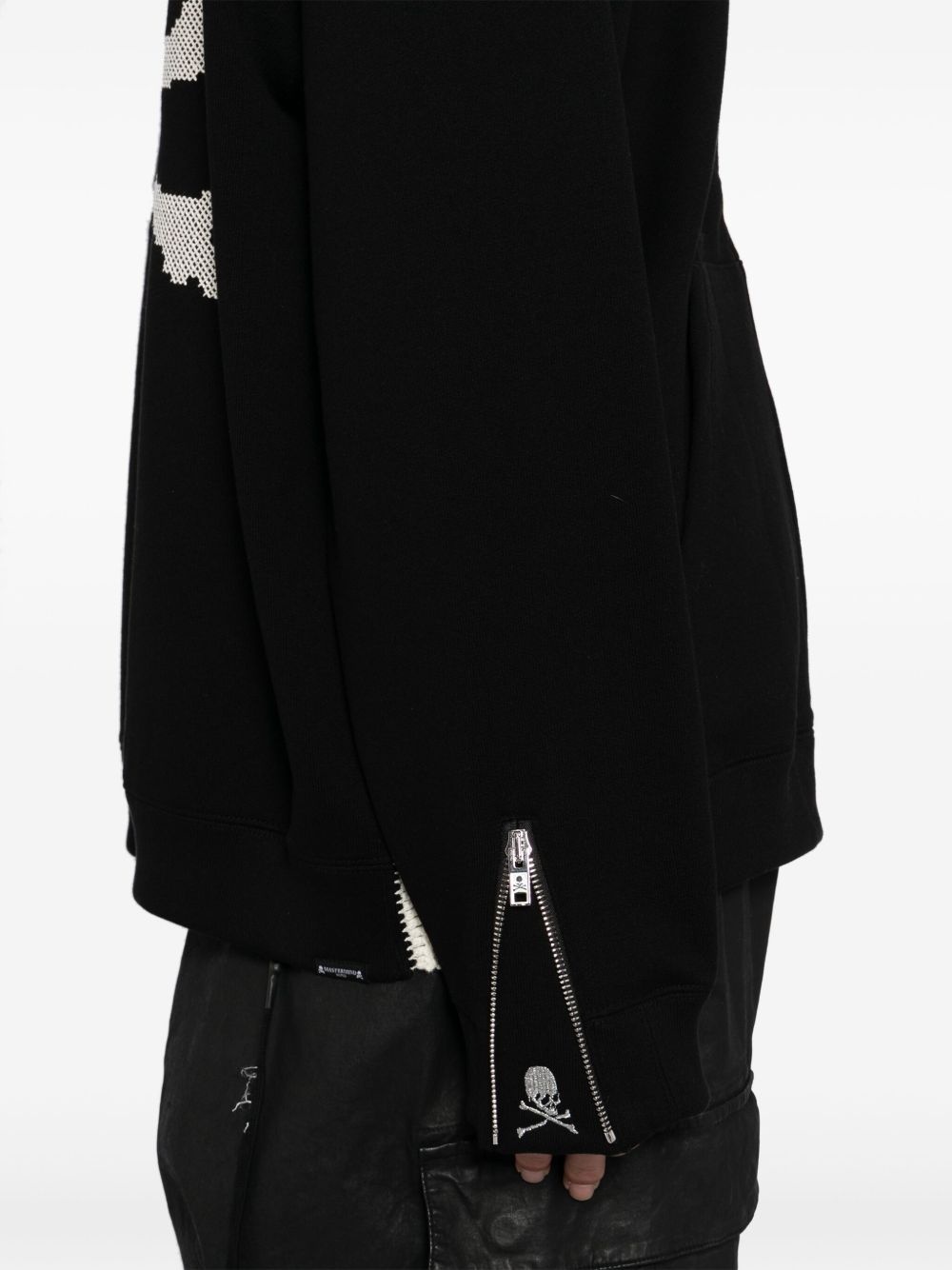logo-embroidered hoodie - 5
