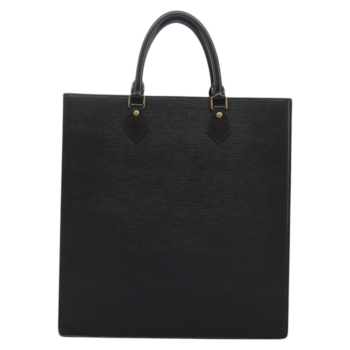 LOUIS VUITTON Epi Sac Plat Hand Bag Black M59082 - 2