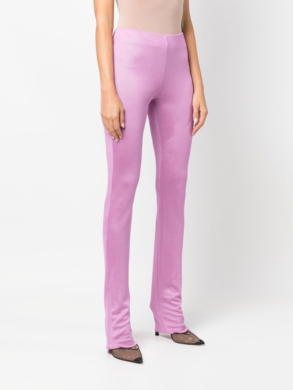 skinny ankle-zip trousers - 3