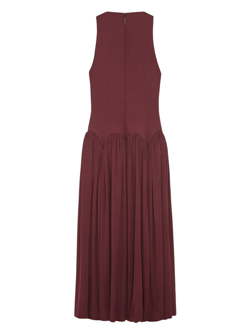 16ARLINGTON hip-gathered dress outlook