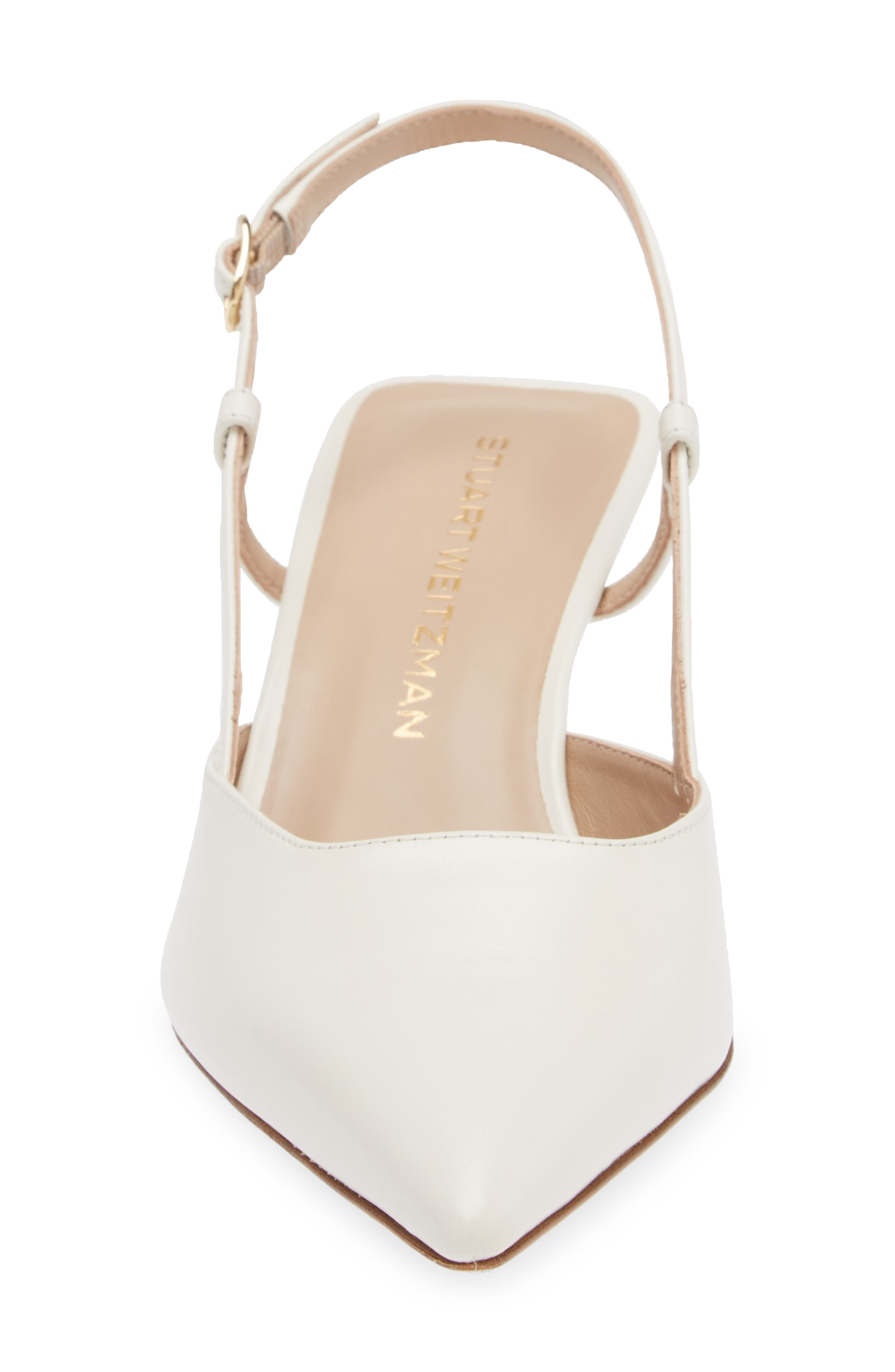 Stuart Weitzman Vinnie 50 Slingback Pump in Cream at Nordstrom - 4