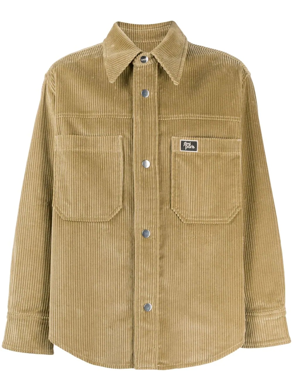 snap buttons overshirt - 1