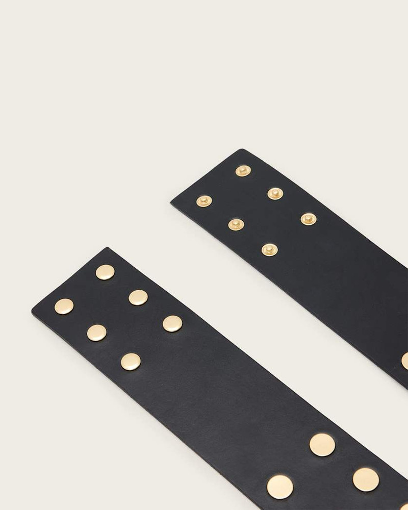 RIO STUDDED LEATHER WAIST BELT 5