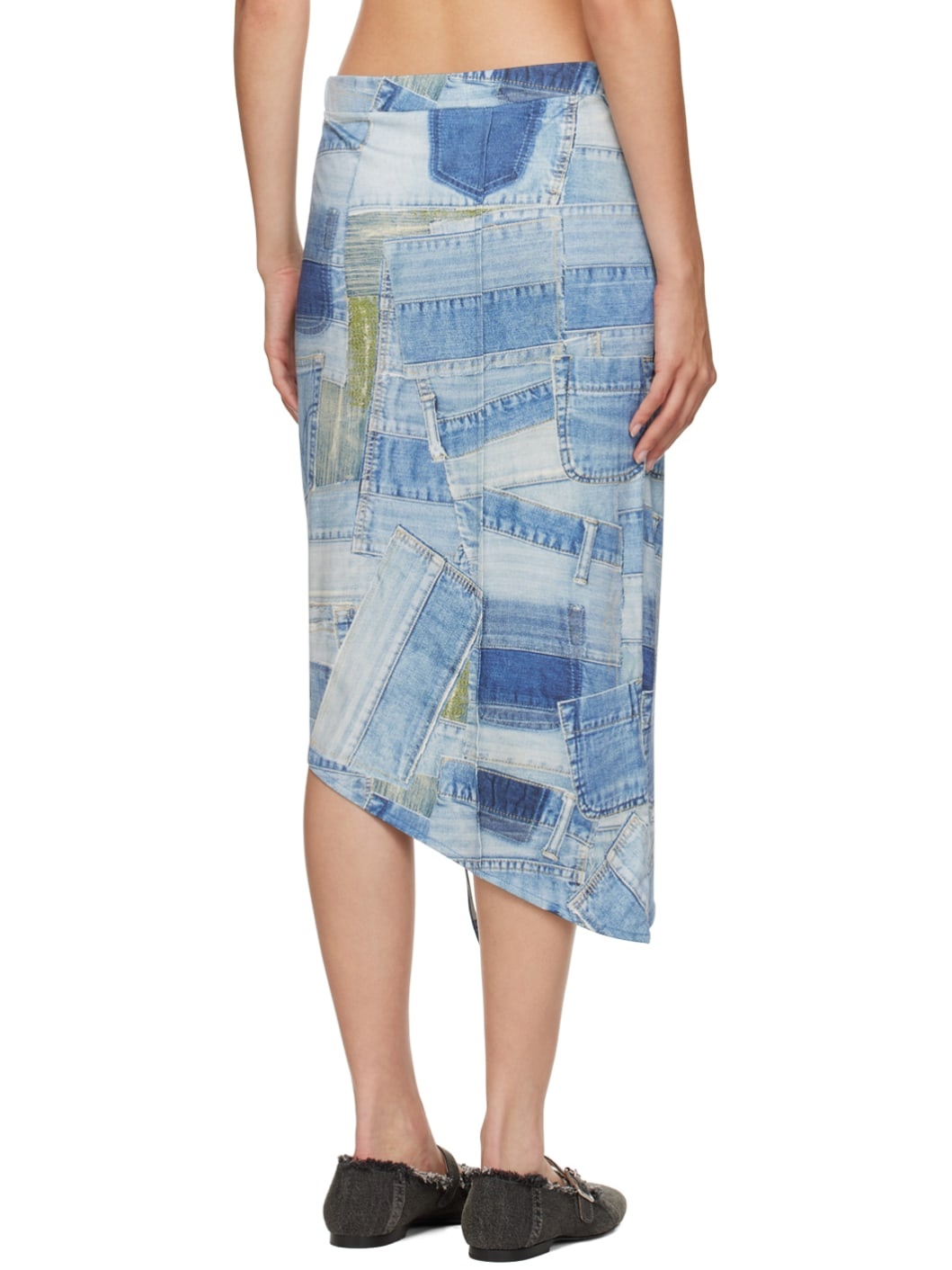 Blue Anja Midi Skirt - 3