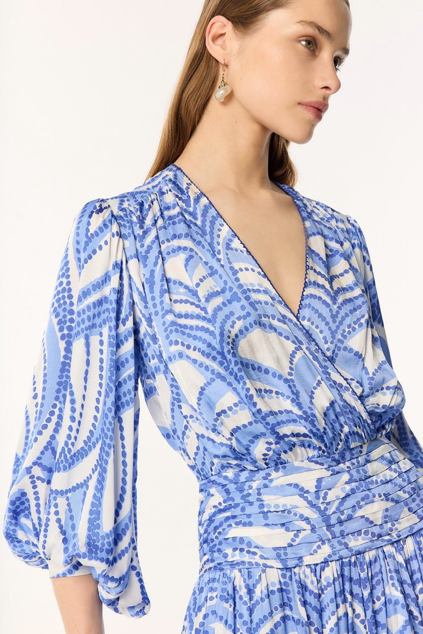 Mini Dress Colleen - Blue Himba - 4