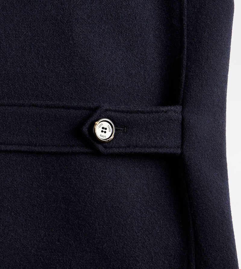 CABAN IN CASHMERE BLEND JERSEY - BLUE 8