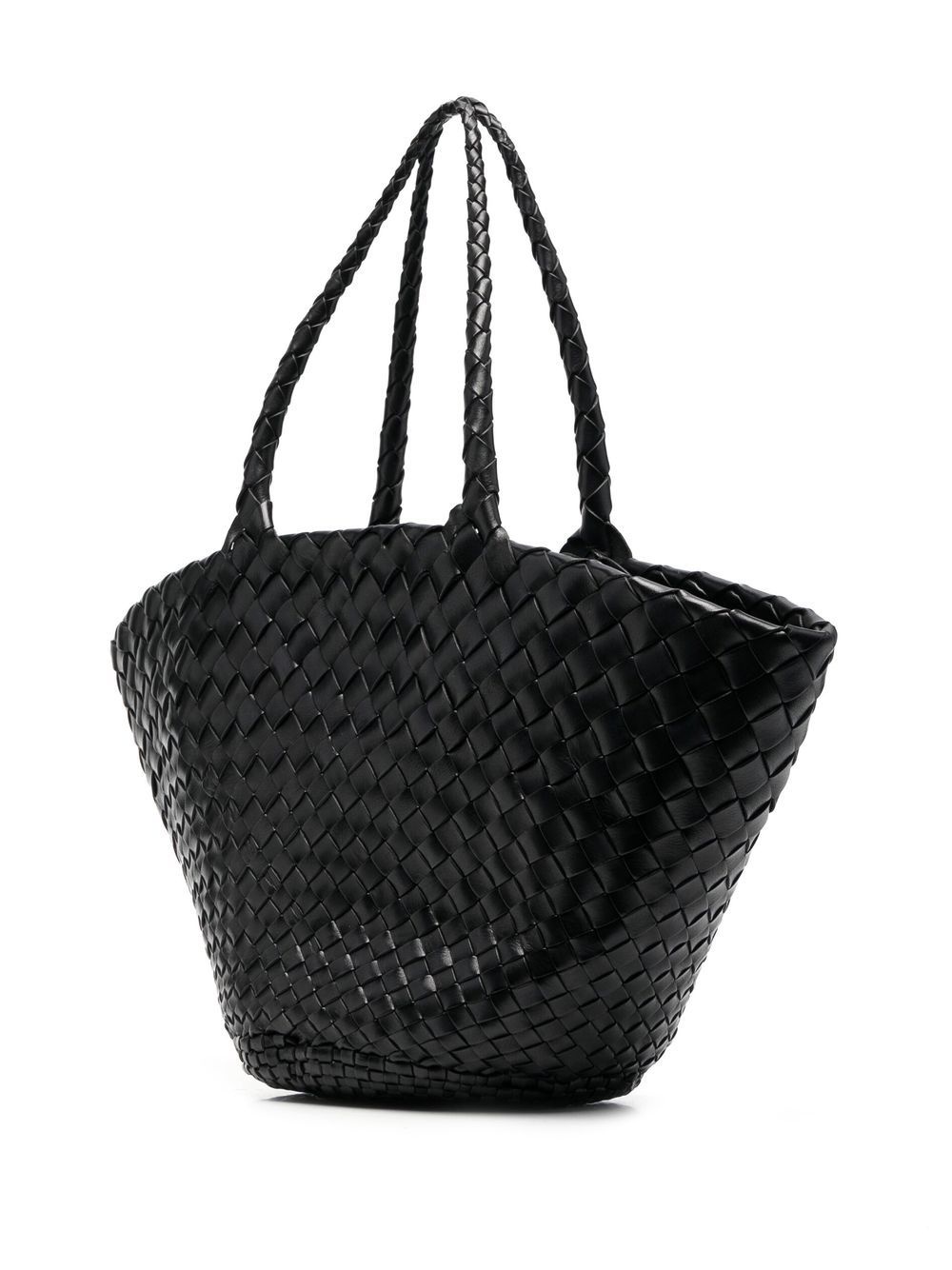 interwoven-design tote bag - 3