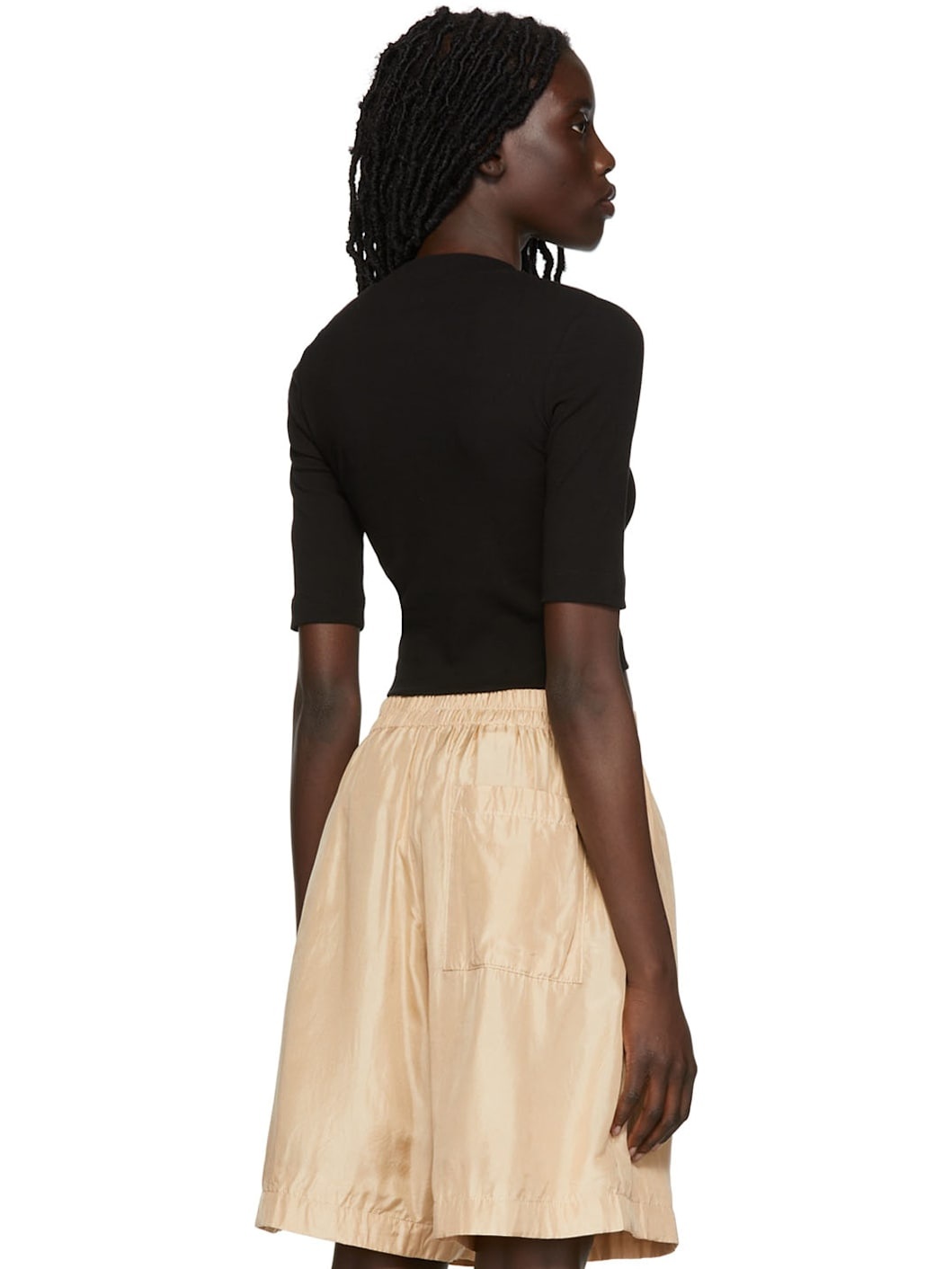 Black Cotton T-Shirt - 3