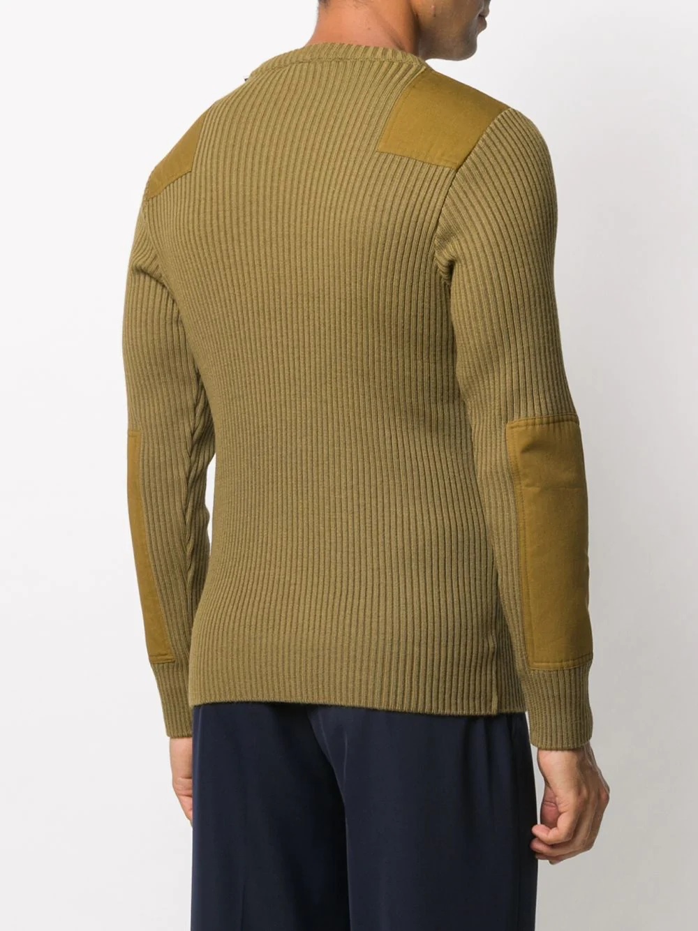 ribbed crew-neck jumper - 4